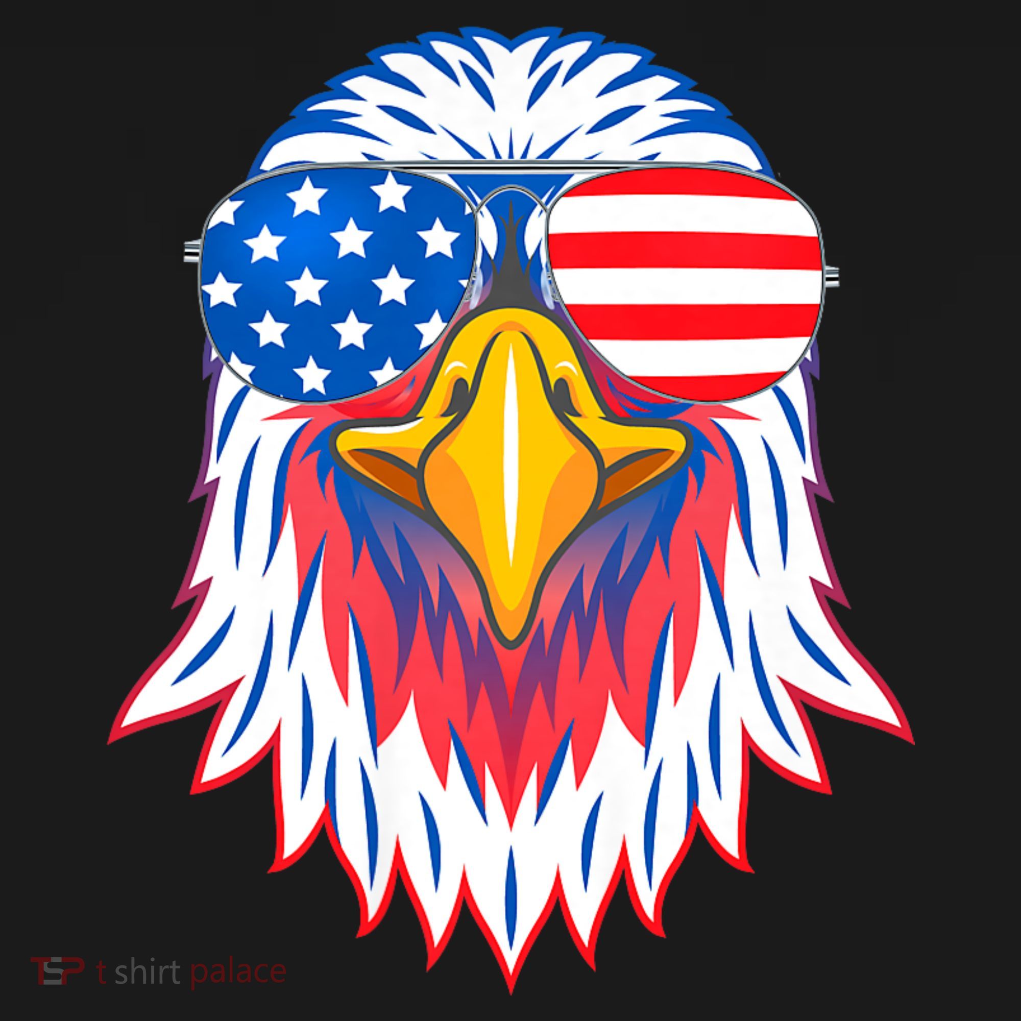 Patriotic Eagle 4th Of July Usa American Flag Pride Baby Bodysuit
