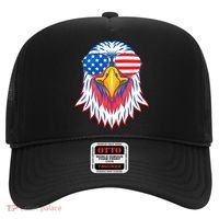 Patriotic Eagle 4th Of July Usa American Flag Pride Hat thumb 0