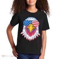 Patriotic Eagle 4th Of July Usa American Flag Pride Kids T-Shirt thumb 2