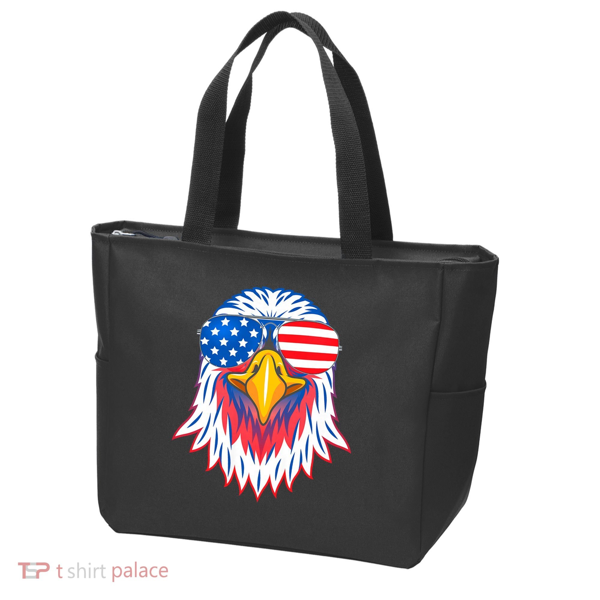 Patriotic Eagle 4th Of July Usa American Flag Pride Tote Bag