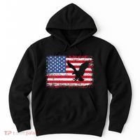 Patriotic Eagle 4th Of July Usa American Flag Hoodie thumb 0