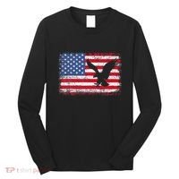 Patriotic Eagle 4th Of July Usa American Flag Long Sleeve Shirt thumb 0