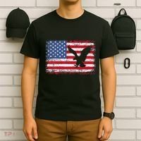 Patriotic Eagle 4th Of July Usa American Flag T-Shirt thumb 6