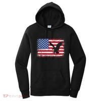 Patriotic Eagle 4th Of July Usa American Flag Women's Hoodie thumb 0