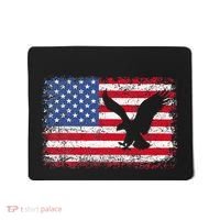 Patriotic Eagle 4th Of July Usa American Flag Mousepad thumb 0