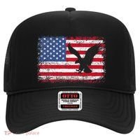 Patriotic Eagle 4th Of July Usa American Flag Hat thumb 0