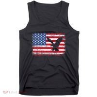 Patriotic Eagle 4th Of July Usa American Flag Tank Top thumb 0