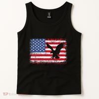 Patriotic Eagle 4th Of July Usa American Flag Tank Top thumb 2