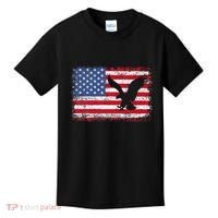 Patriotic Eagle 4th Of July Usa American Flag Kids T-Shirt thumb 0