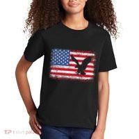 Patriotic Eagle 4th Of July Usa American Flag Kids T-Shirt thumb 2