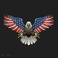 PATRIOTIC EAGLE 4th Of July USA American Flag Proud Beanie thumb 2