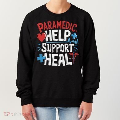 Paramedic Ems And Emt For Emergency First Aid Responder Women's Sweatshirt