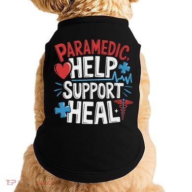 Paramedic Ems And Emt For Emergency First Aid Responder Doggie Tank