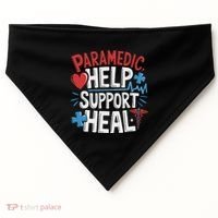 Paramedic Ems And Emt For Emergency First Aid Responder USA-Made Doggie Bandana thumb 0