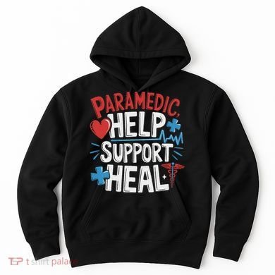 Paramedic Ems And Emt For Emergency First Aid Responder Hoodie