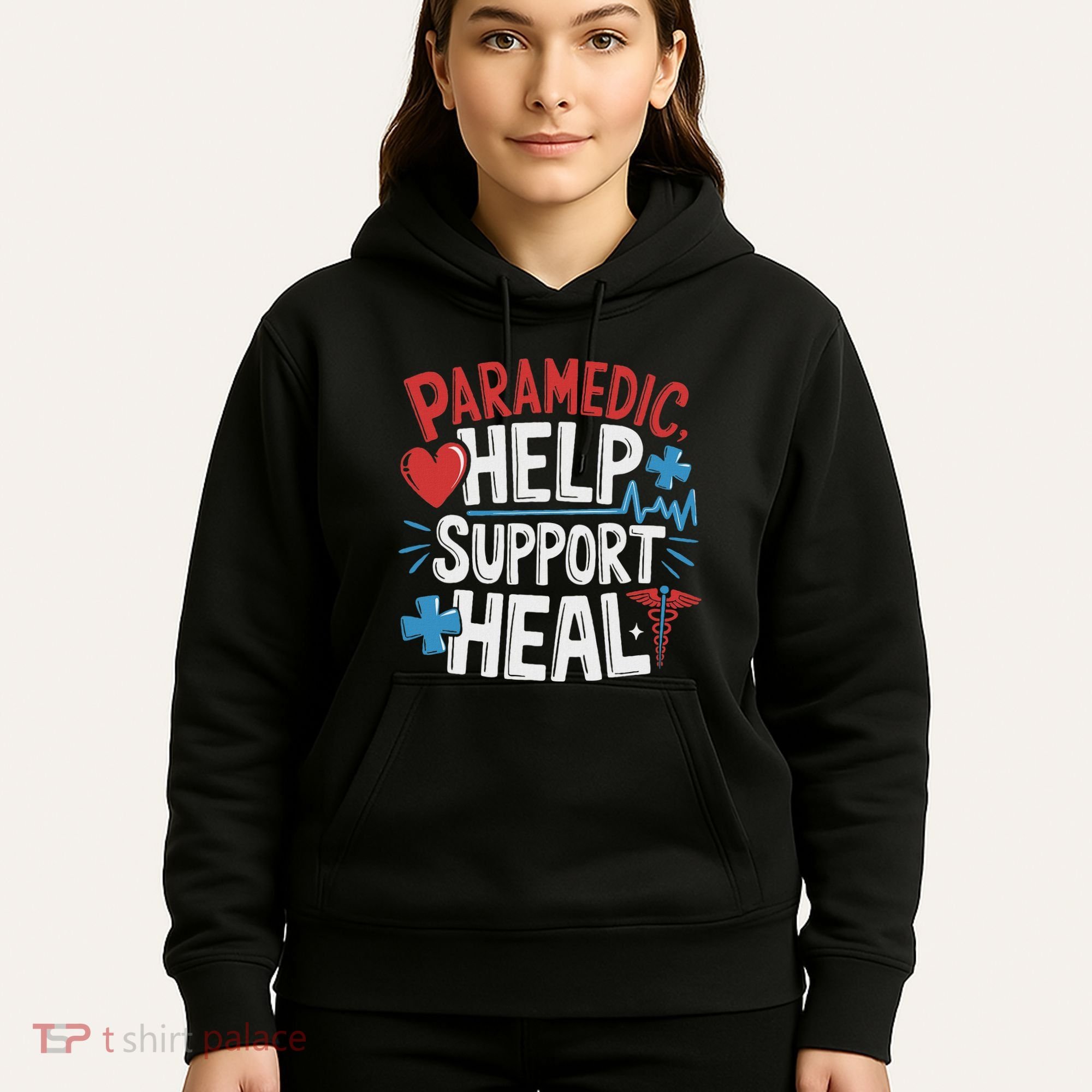 Paramedic Ems And Emt For Emergency First Aid Responder Hoodie