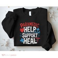 Paramedic Ems And Emt For Emergency First Aid Responder Sweatshirt thumb 2