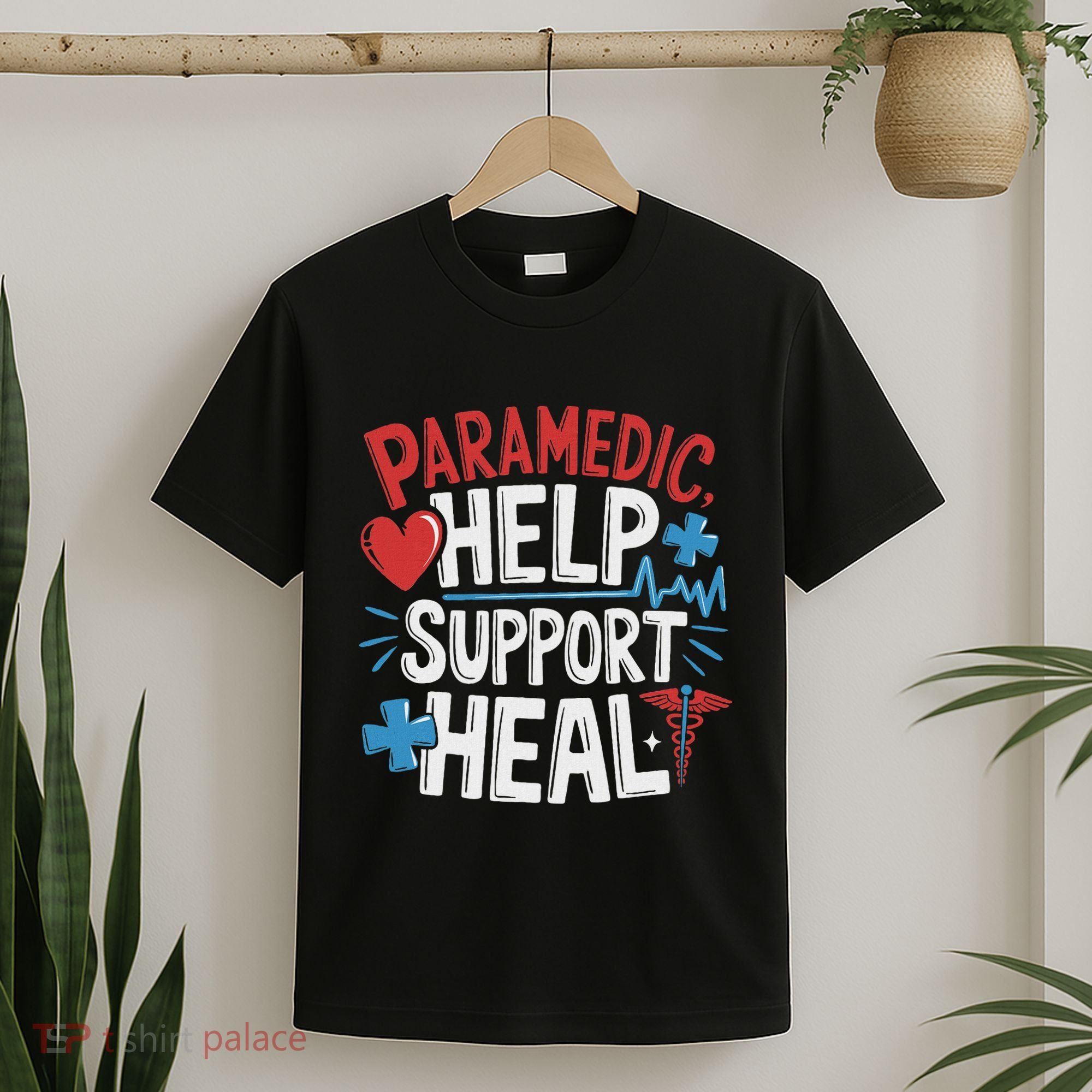 Paramedic Ems And Emt For Emergency First Aid Responder T-Shirt