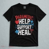 Paramedic Ems And Emt For Emergency First Aid Responder T-Shirt thumb 5