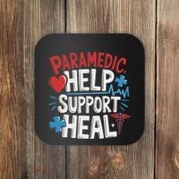 Paramedic Ems And Emt For Emergency First Aid Responder Coaster thumb 0