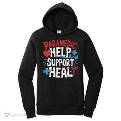 Paramedic Ems And Emt For Emergency First Aid Responder Women's Hoodie