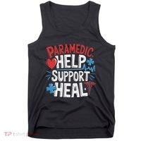 Paramedic Ems And Emt For Emergency First Aid Responder Tank Top thumb 0