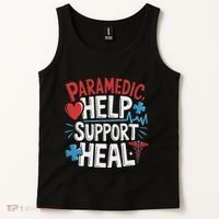 Paramedic Ems And Emt For Emergency First Aid Responder Tank Top thumb 2
