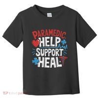 Paramedic Ems And Emt For Emergency First Aid Responder Toddler T-Shirt thumb 0