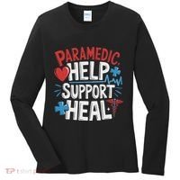Paramedic Ems And Emt For Emergency First Aid Responder Women's Long Sleeve Shirt thumb 0