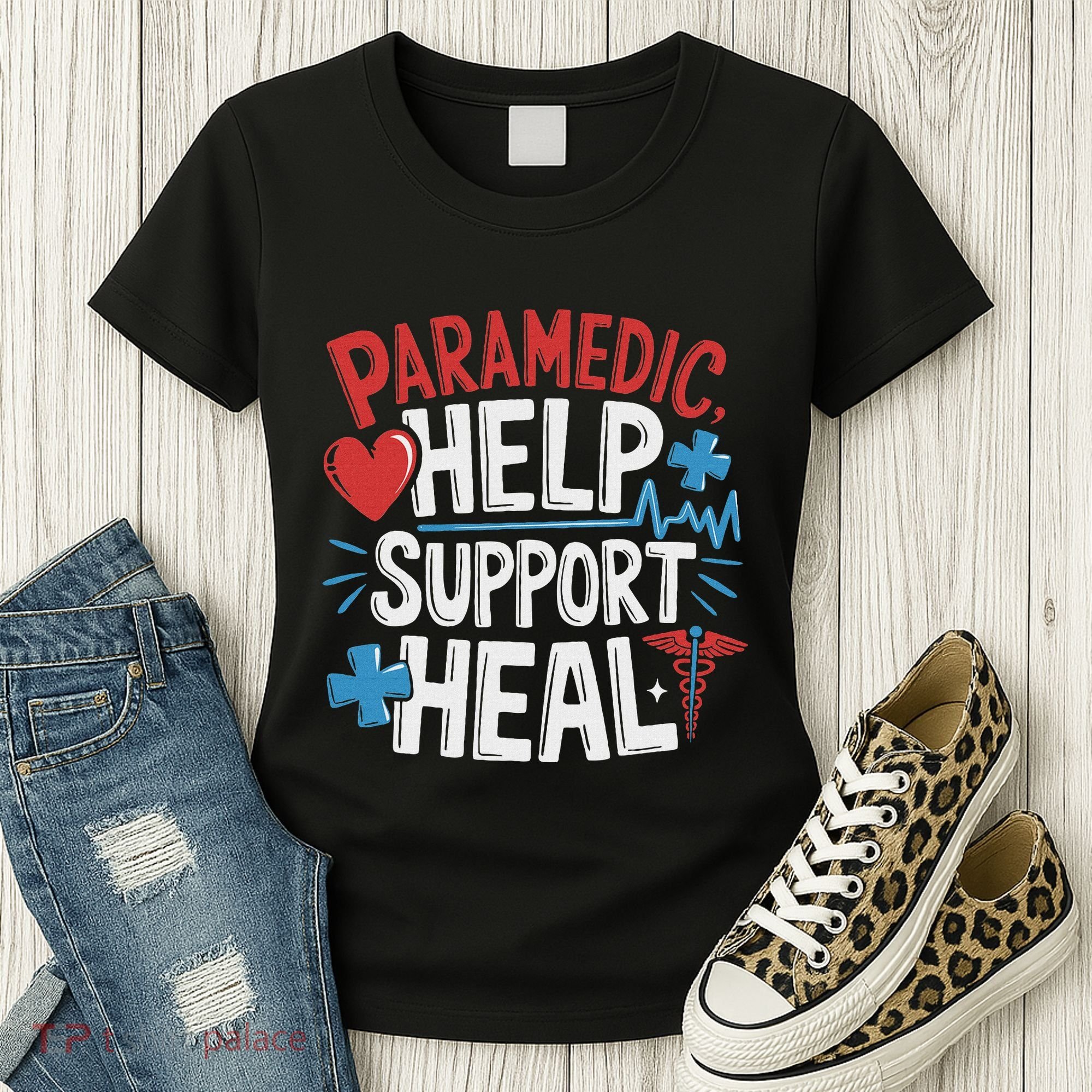 Paramedic Ems And Emt For Emergency First Aid Responder Women's T-Shirt