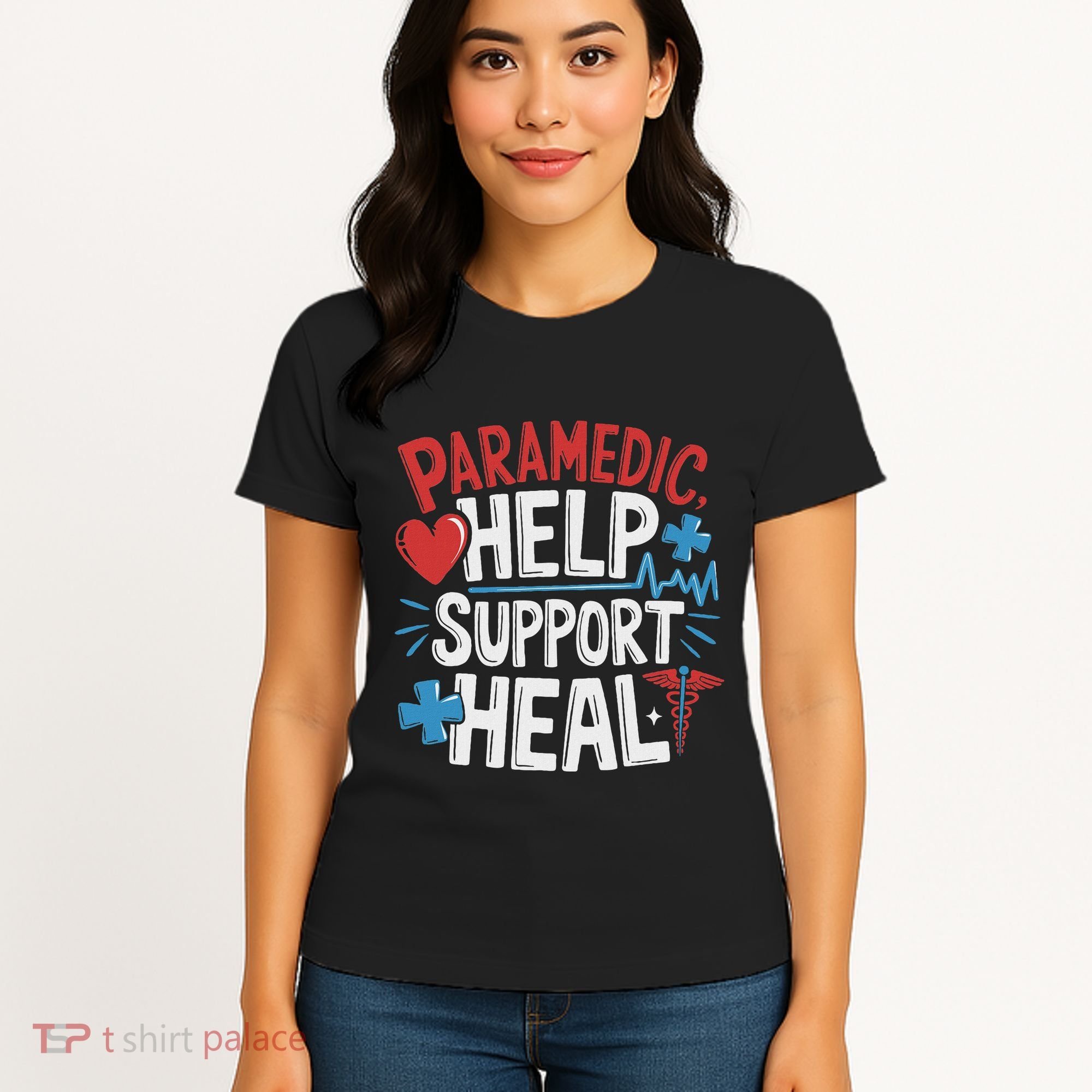 Paramedic Ems And Emt For Emergency First Aid Responder Women's T-Shirt