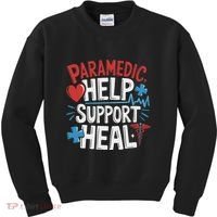 Paramedic Ems And Emt For Emergency First Aid Responder Kids Sweatshirt thumb 0