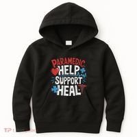 Paramedic Ems And Emt For Emergency First Aid Responder Kids Hoodie thumb 0