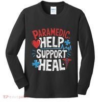 Paramedic Ems And Emt For Emergency First Aid Responder Kids Long Sleeve Shirt thumb 0