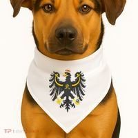 Prussia Eagle Arms Prussian Flag USA-Made Doggie Bandana thumb 1