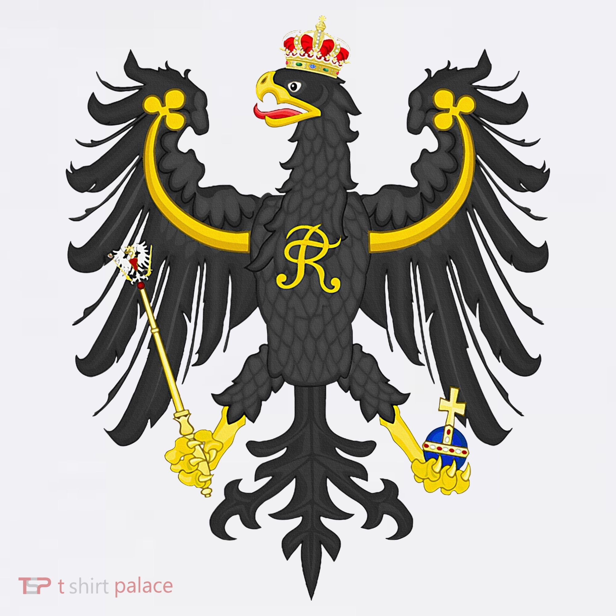 Prussia Eagle Arms Prussian Flag Apron