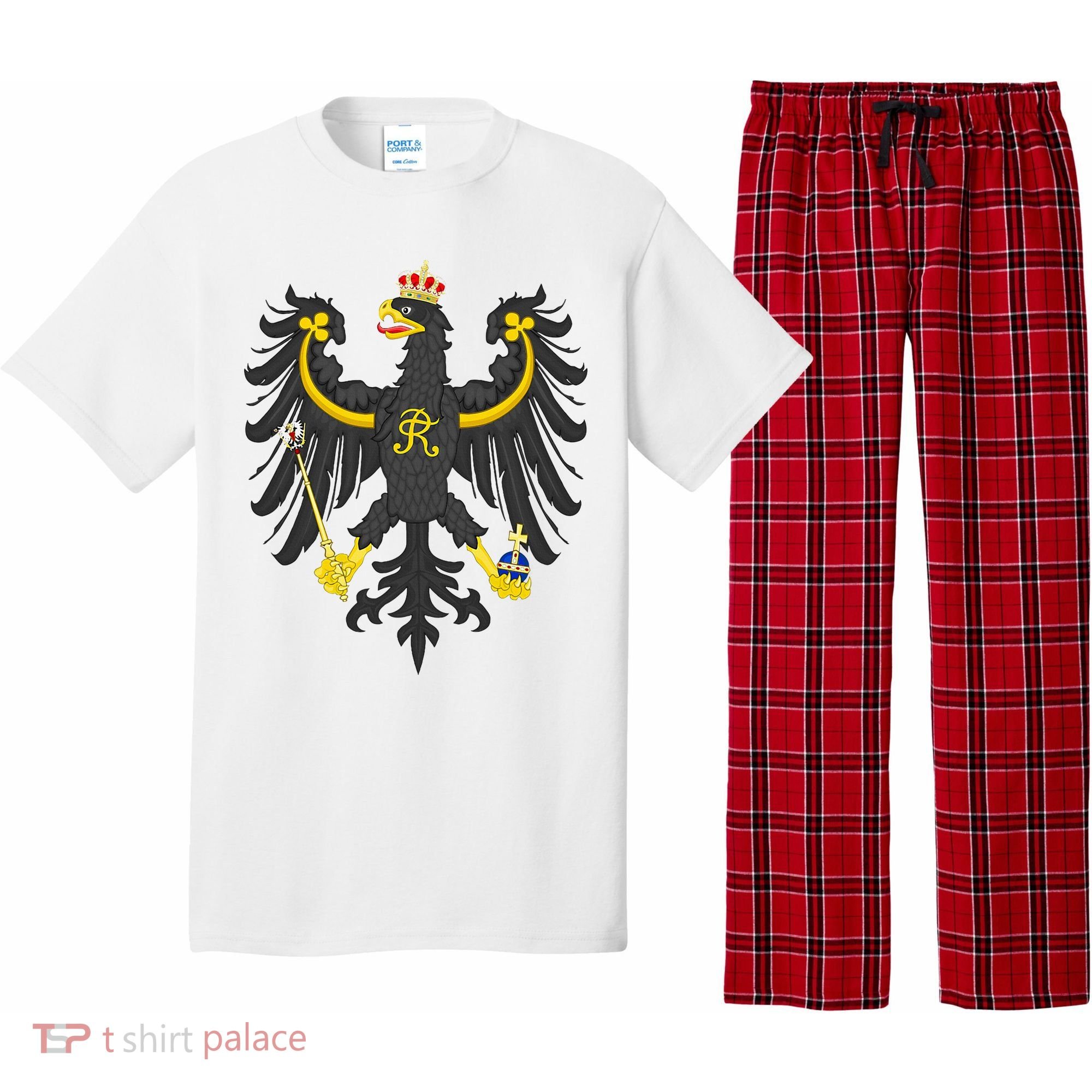 Prussia Eagle Arms Prussian Flag Pajama Set