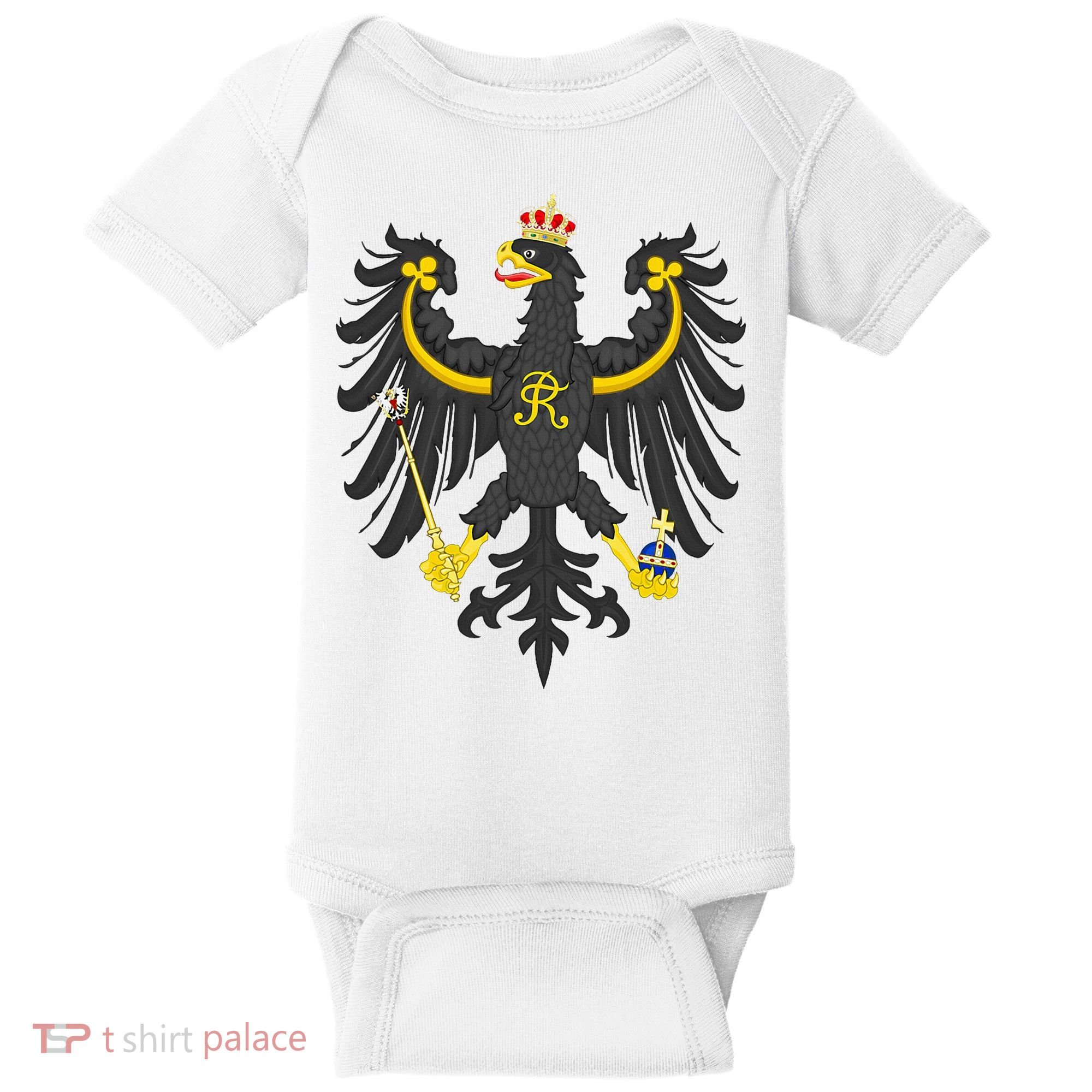 Prussia Eagle Arms Prussian Flag Baby Bodysuit