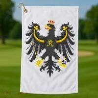 Prussia Eagle Arms Prussian Flag Golf Towel thumb 1