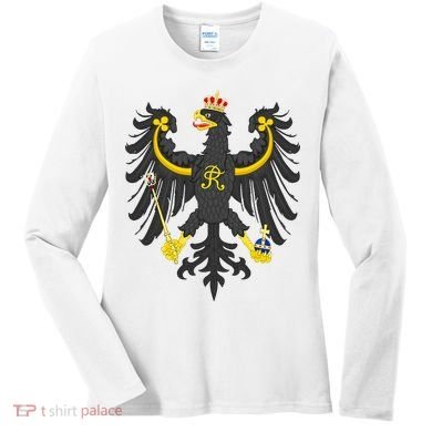 Prussia Eagle Arms Prussian Flag Women's Long Sleeve Shirt