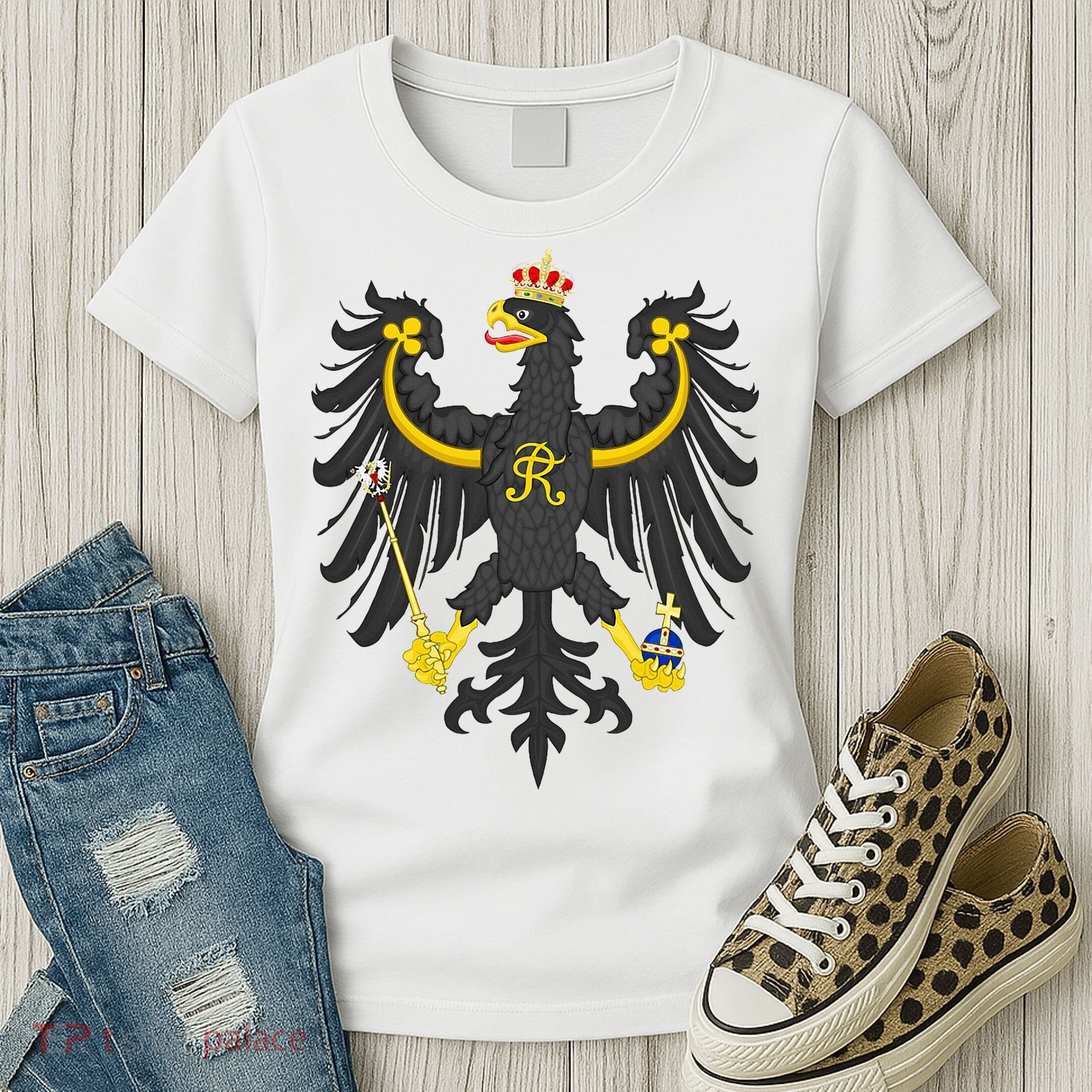 Prussia Eagle Arms Prussian Flag Women's T-Shirt