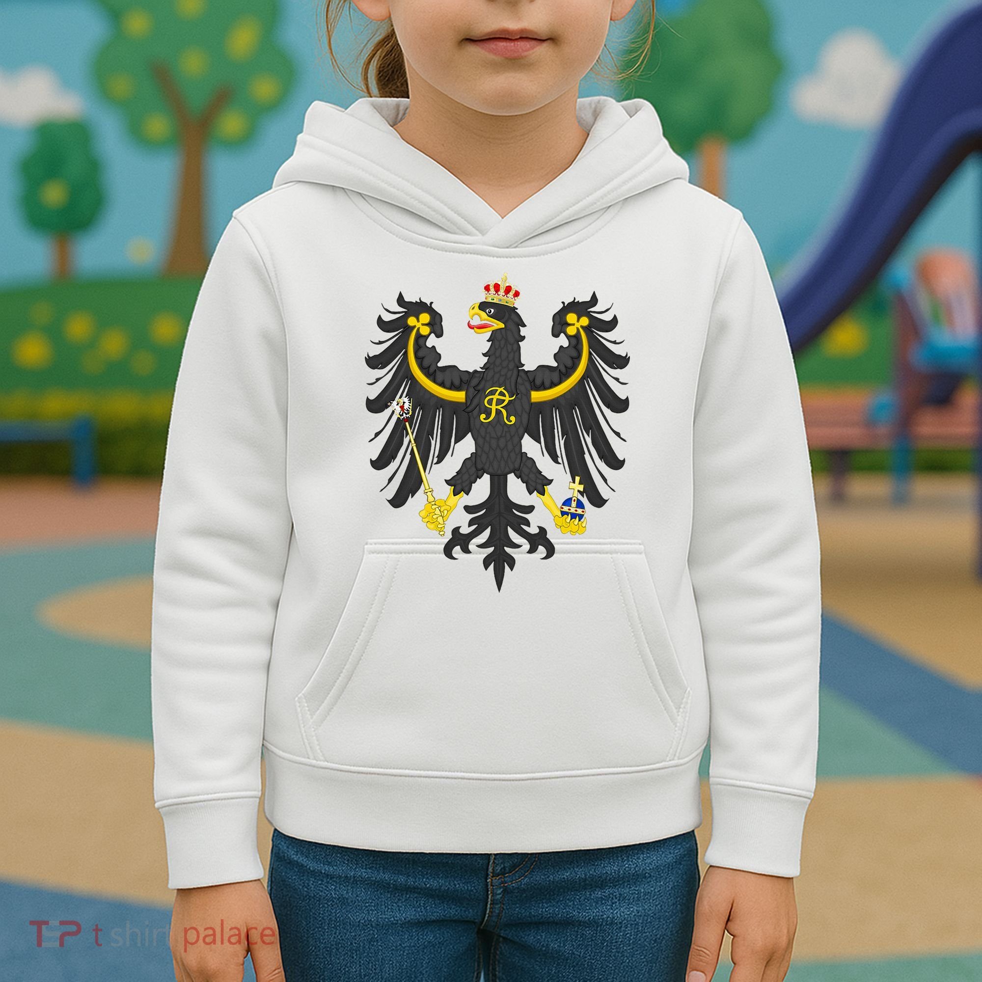 Prussia Eagle Arms Prussian Flag Kids Hoodie