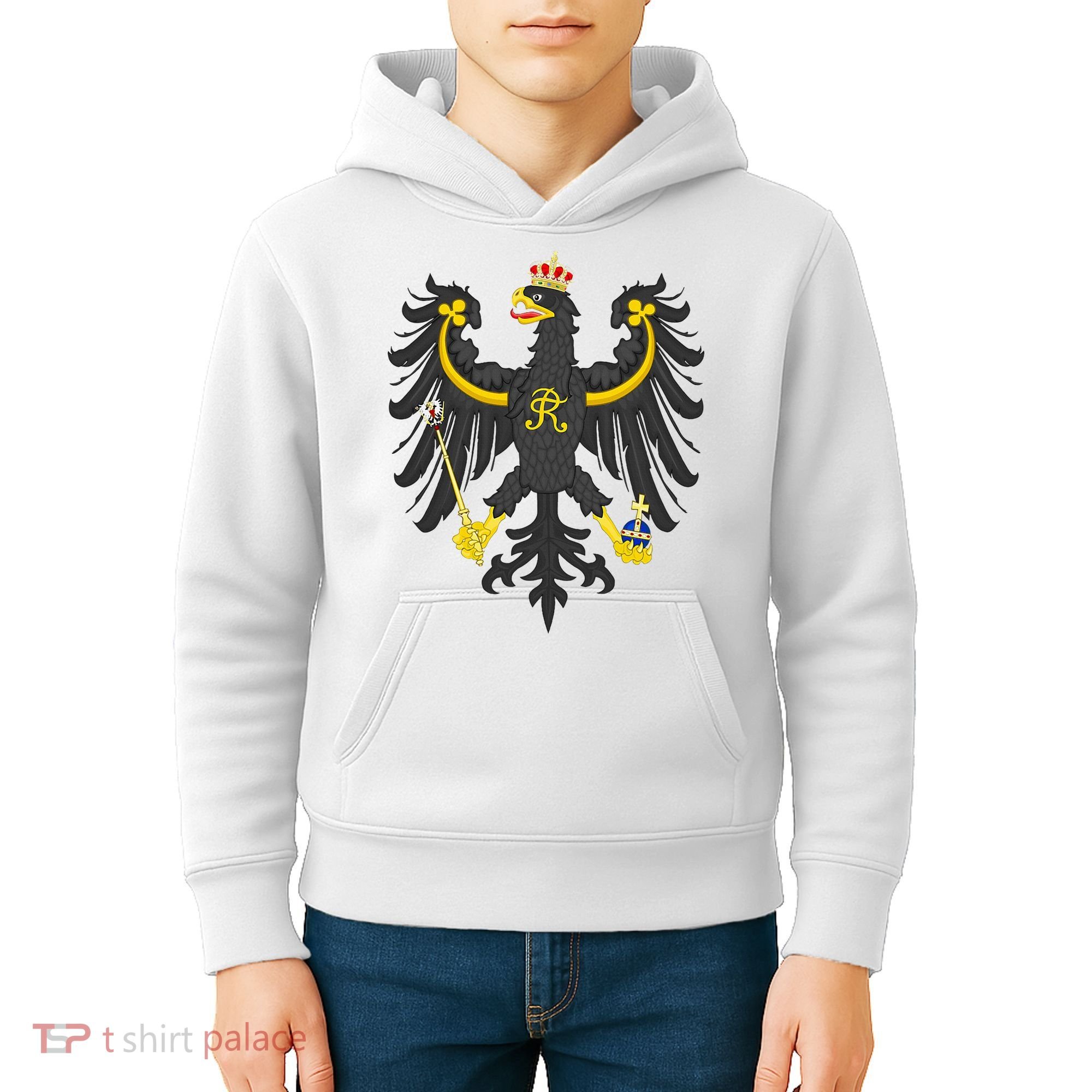 Prussia Eagle Arms Prussian Flag Kids Hoodie