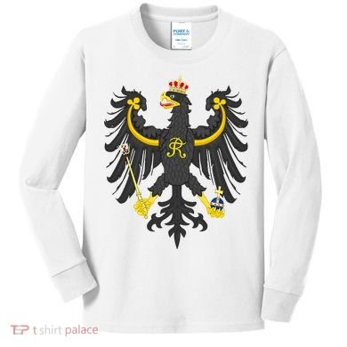 Prussia Eagle Arms Prussian Flag Kids Long Sleeve Shirt