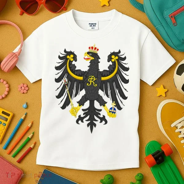 Prussia Eagle Arms Prussian Flag Kids T-Shirt