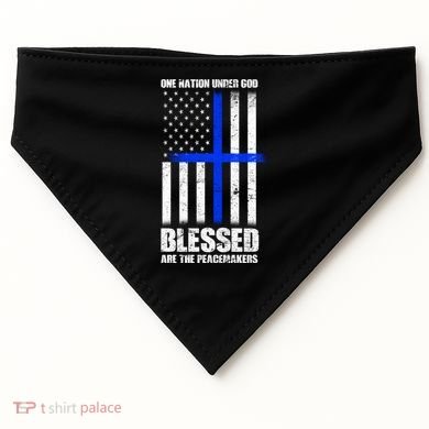 Blessed Are The Peacemakers USA-Made Doggie Bandana