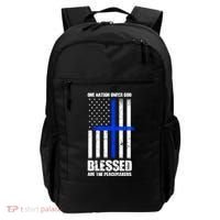 Blessed Are The Peacemakers Backpack thumb 0