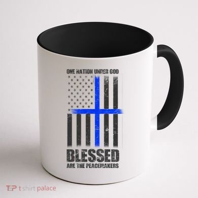 Blessed Are The Peacemakers Coffee Mug back