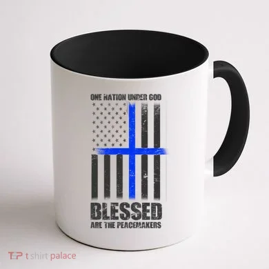 Blessed Are The Peacemakers Coffee Mug back