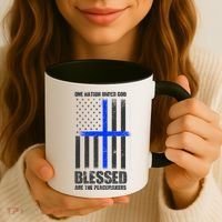 Blessed Are The Peacemakers Coffee Mug thumb 3